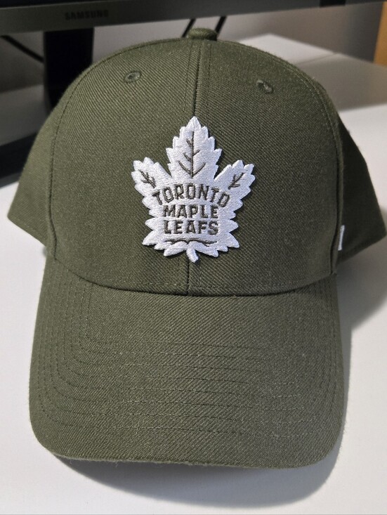 ‘47 Brand Other - 47 Brand Toronto Maple Leafs Olive Green Baseball Cap Hat